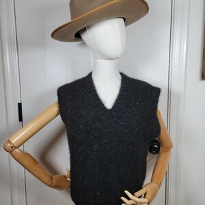 Banana Republic Italian Yarn Alpaca Fisherman Sweater Vest XS NWOT